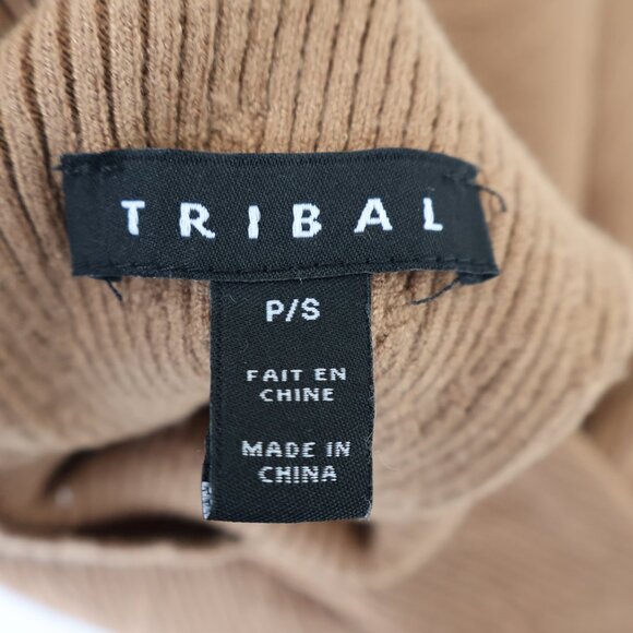 Sweater Tank - Tan/brown - Tribal - Size S - Picture 4 of 9